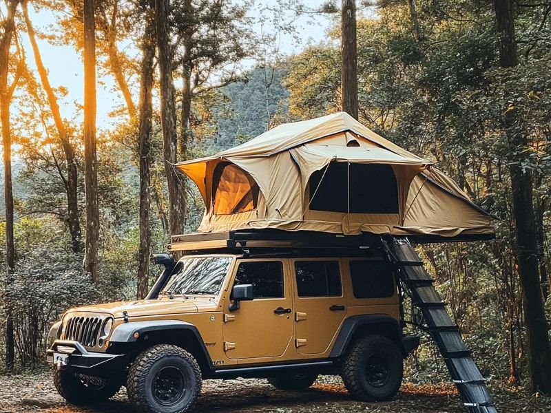 Sab nraum zoov Canvas Roof Top Tents